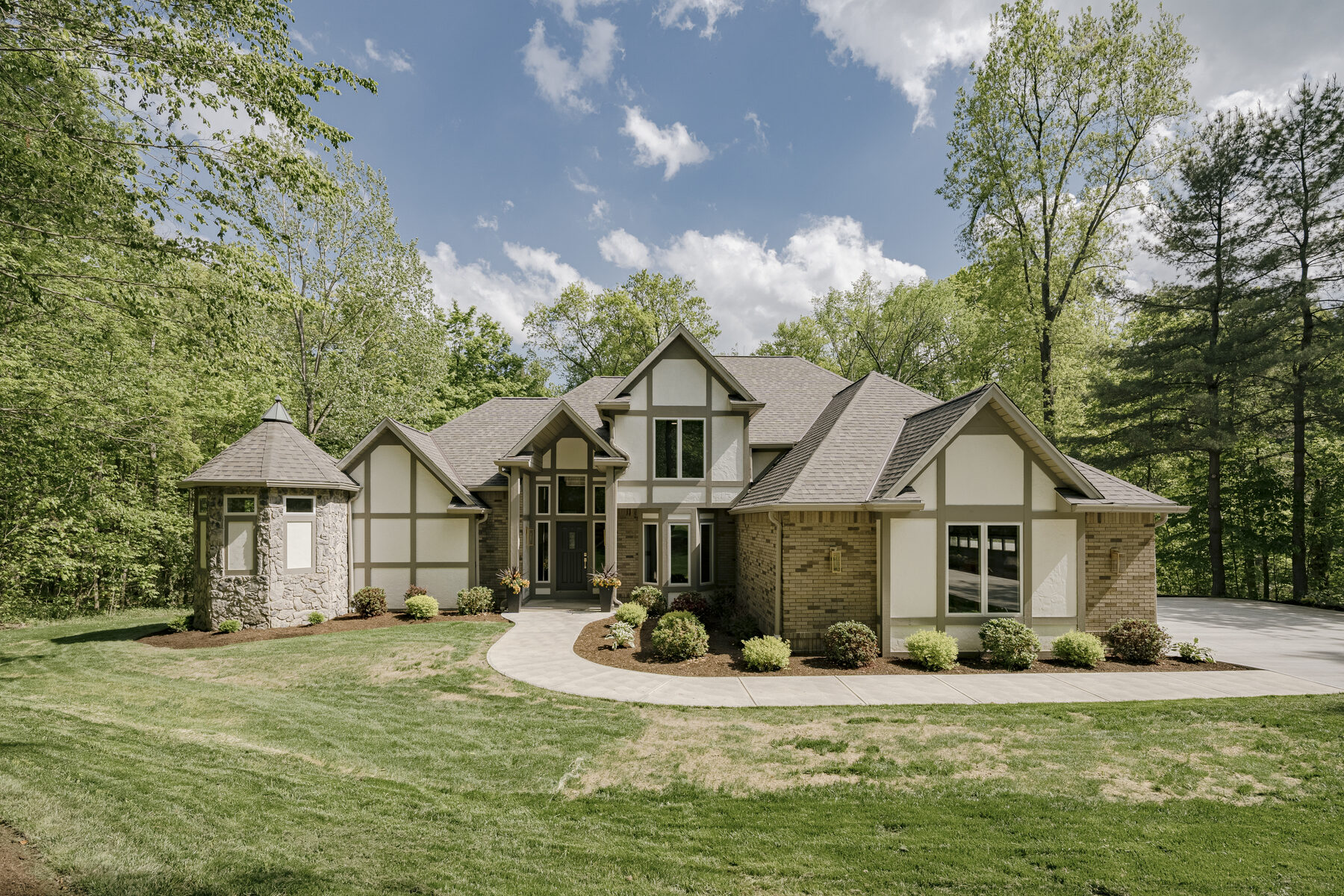 Front of the home from the driveway