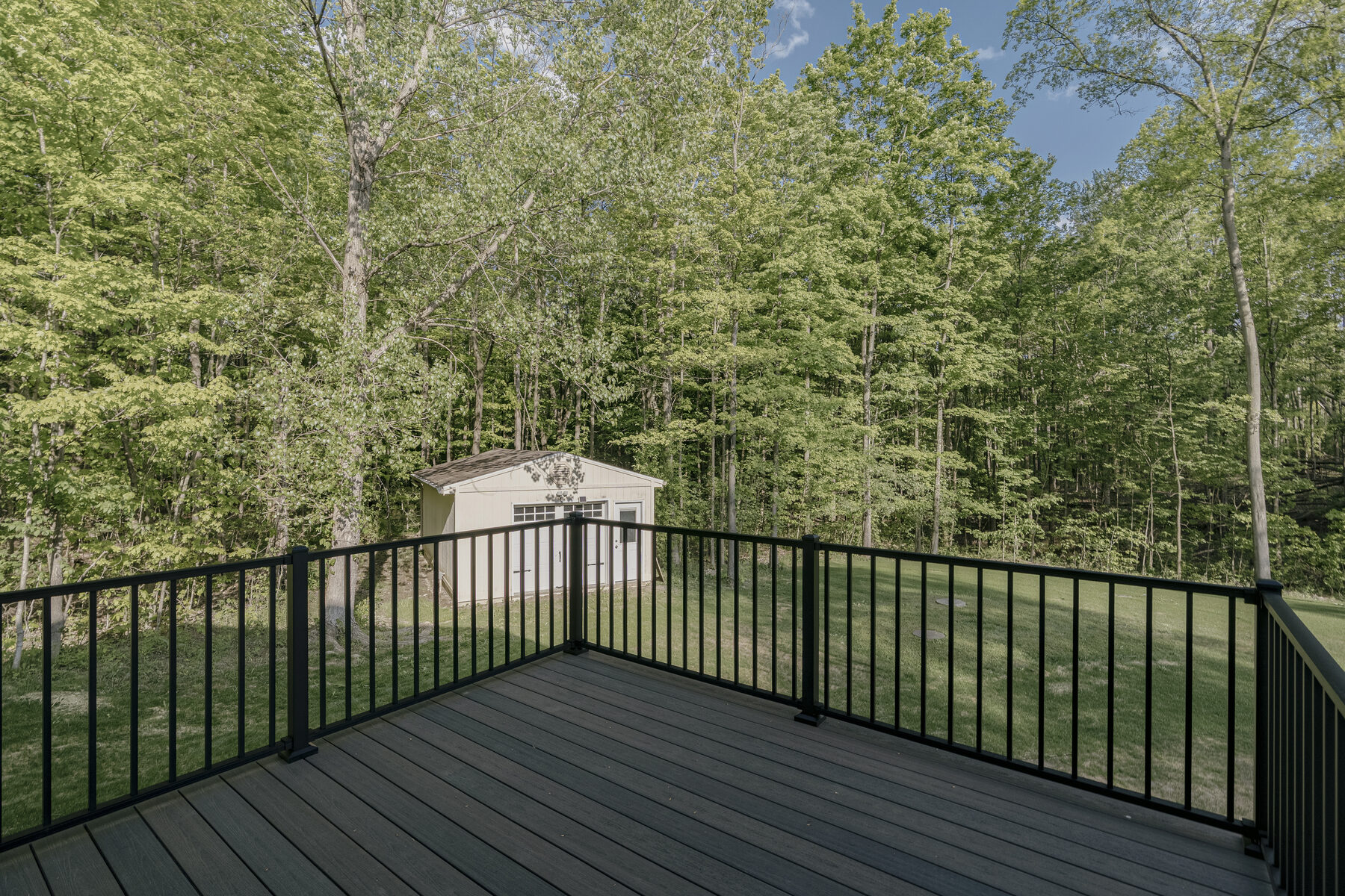 Rear elevation from the lawn