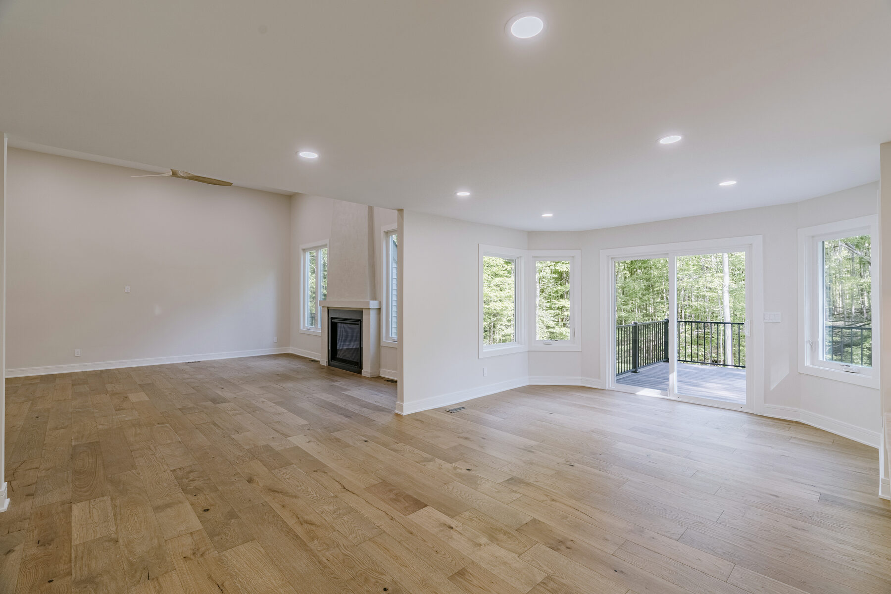 Kitchen island detail in natural light